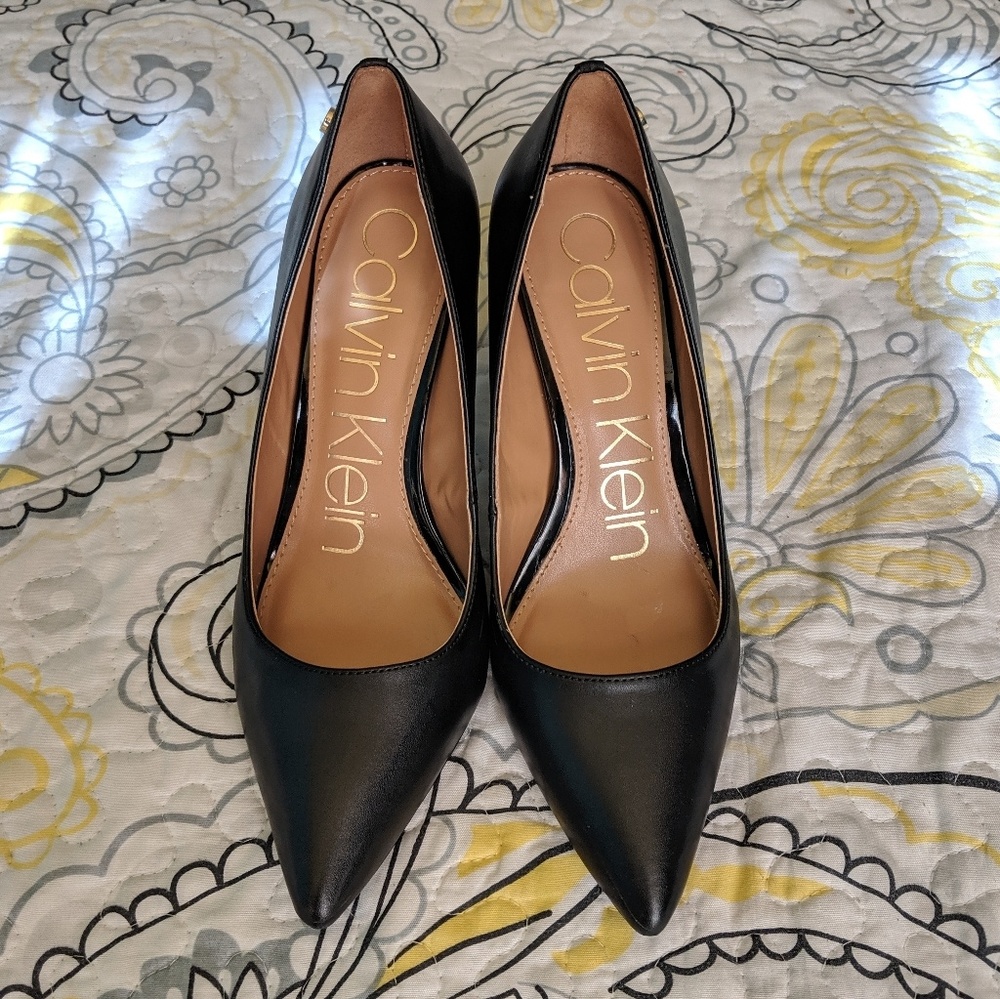Calvin Klein black heels